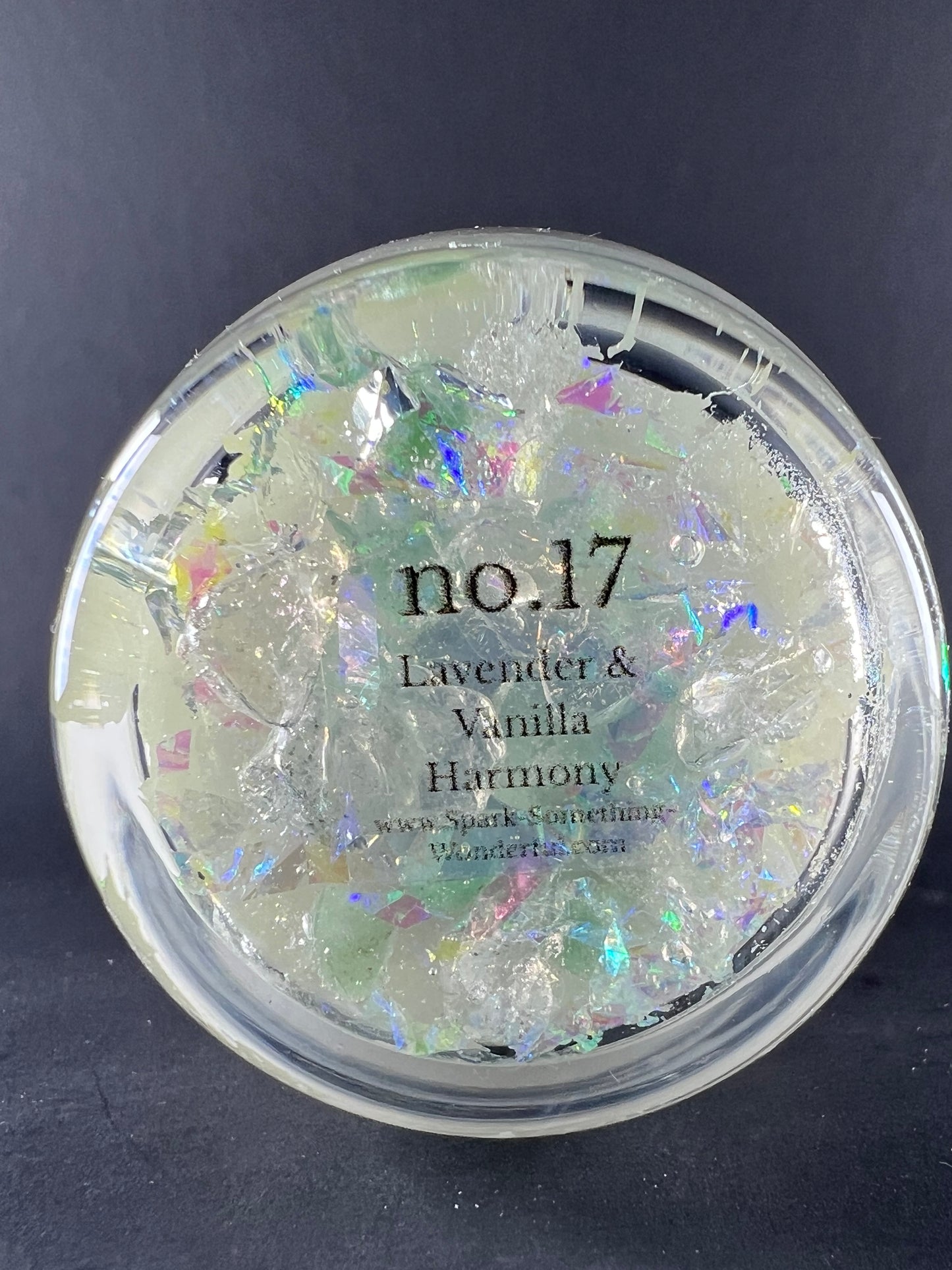 Atelier Vessel III | No. 17— Lavender & Vanilla Harmony| Clear Quartz + Green Aventurine + Citrine + Rose Quartz + | 8 oz