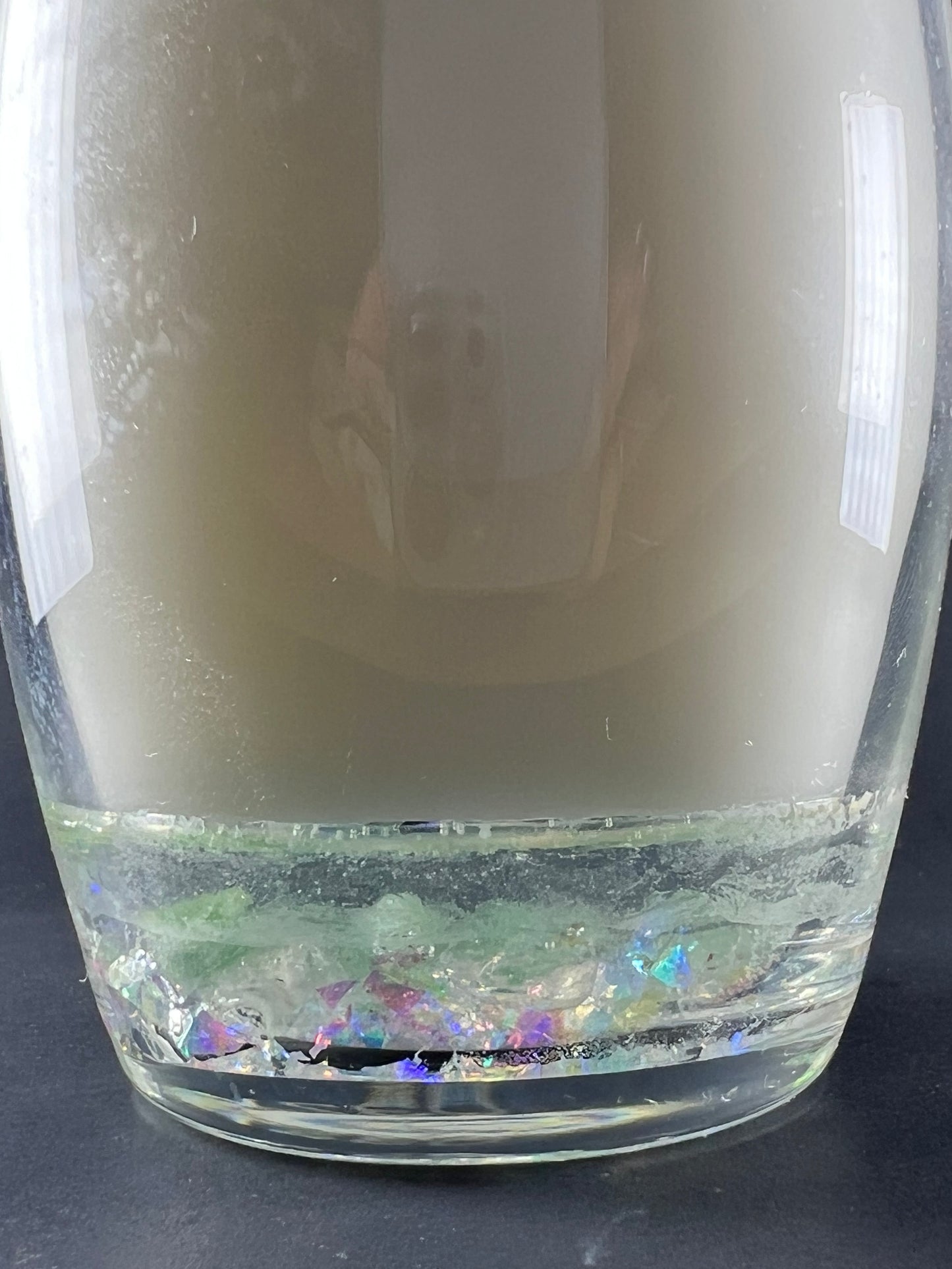 Atelier Vessel III | No. 17— Lavender & Vanilla Harmony| Clear Quartz + Green Aventurine + Citrine + Rose Quartz + | 8 oz