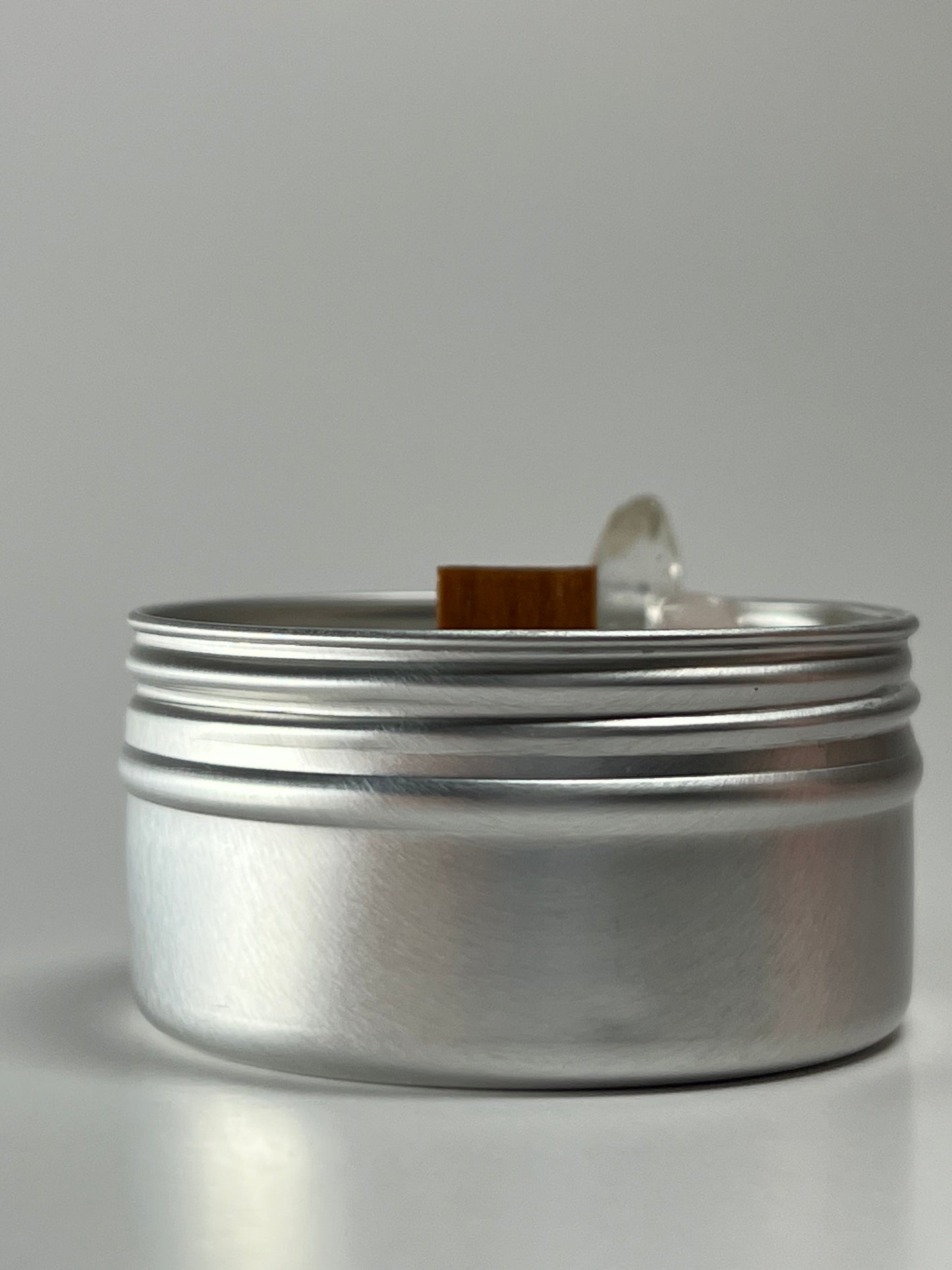 Mini Luxe Tin | 1 oz - Scent No. 4 | Nutmeg Noir | Silver | Clear Quartz + Rose Quartz
