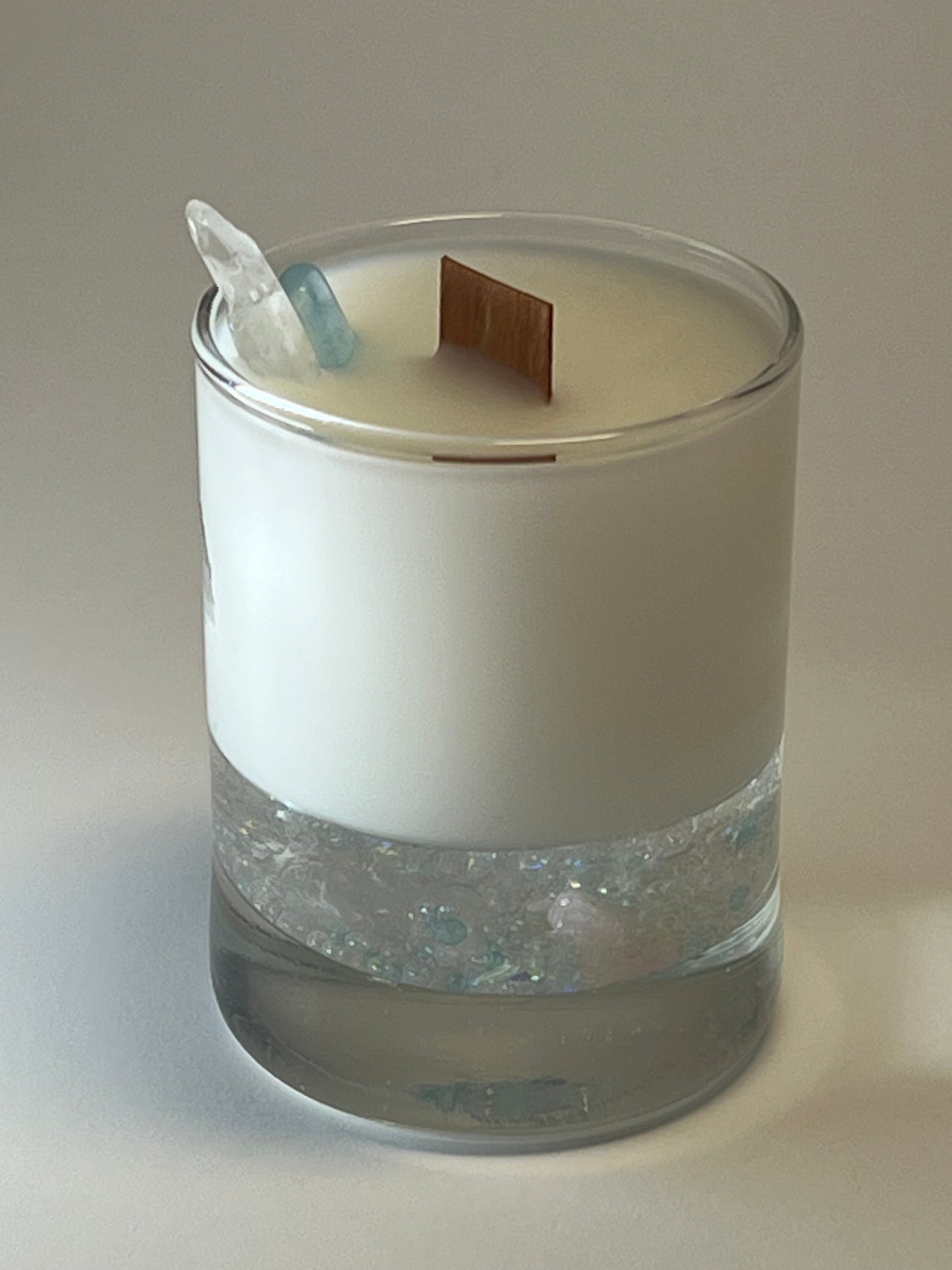Atelier Vessel II | No. 12 — Madeline | Clear Quartz + Rose Quartz + Aquamarine | 5.5 oz