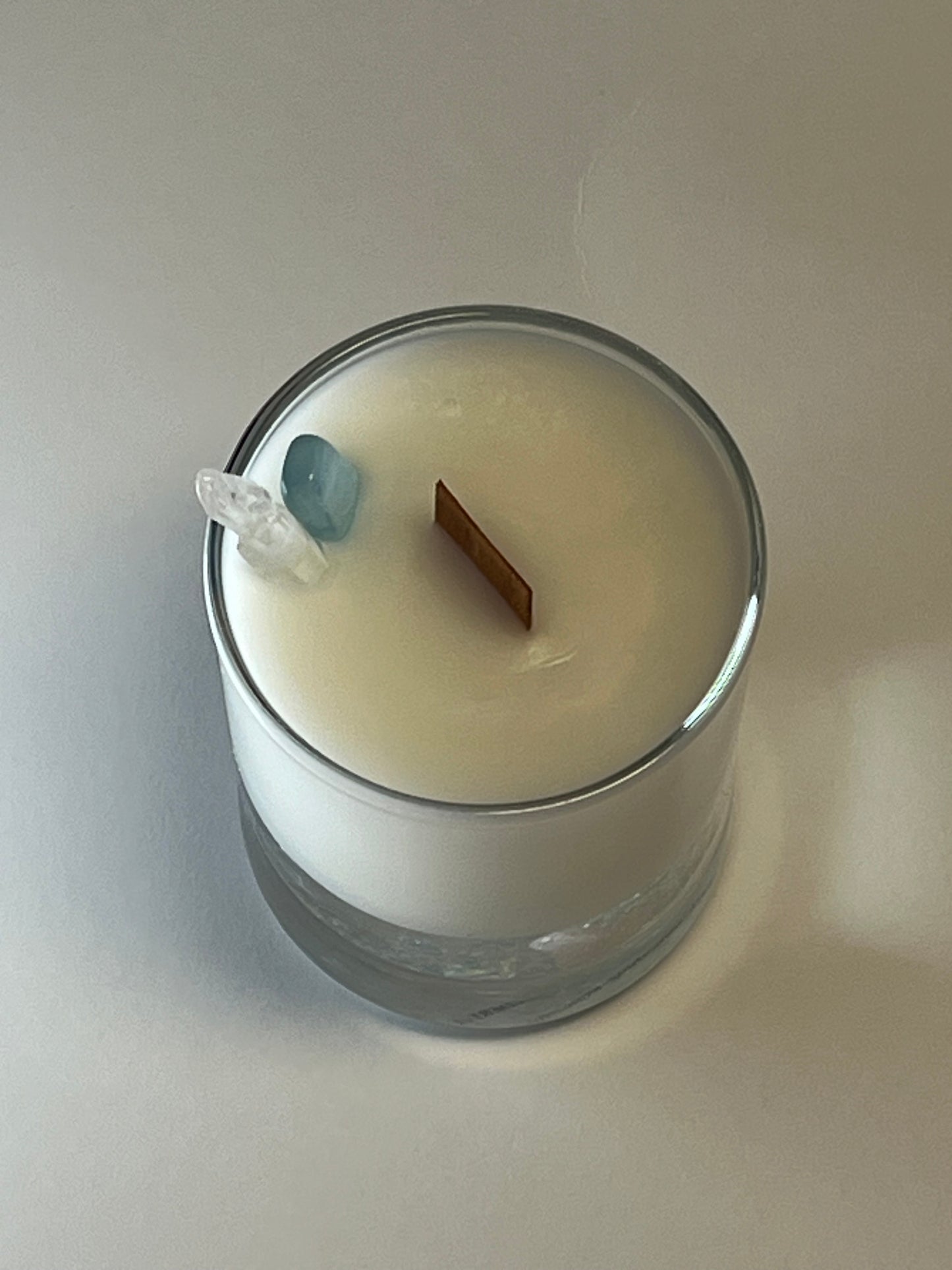 Atelier Vessel II | No. 12 — Madeline | Clear Quartz + Rose Quartz + Aquamarine | 5.5 oz