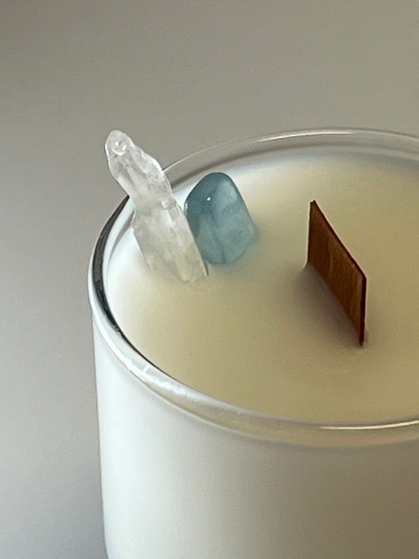 Atelier Vessel II | No. 12 — Madeline | Clear Quartz + Rose Quartz + Aquamarine | 5.5 oz