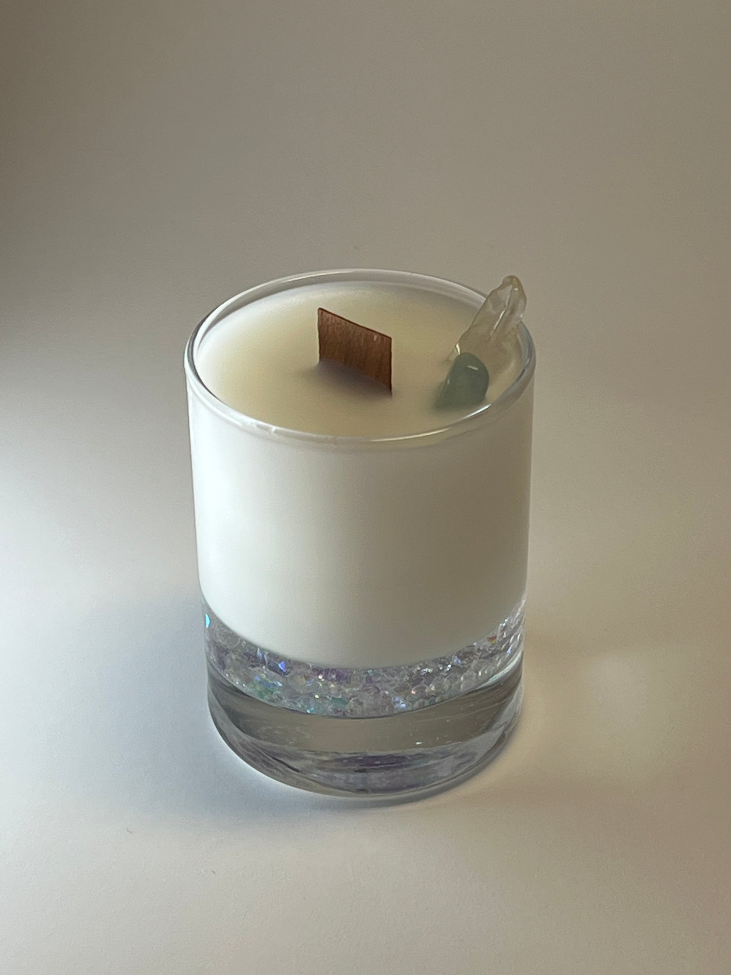 Atelier Vessel II | No. 12 — Madeline | Clear Quartz + Amethyst + Aquamarine | 5.6 oz