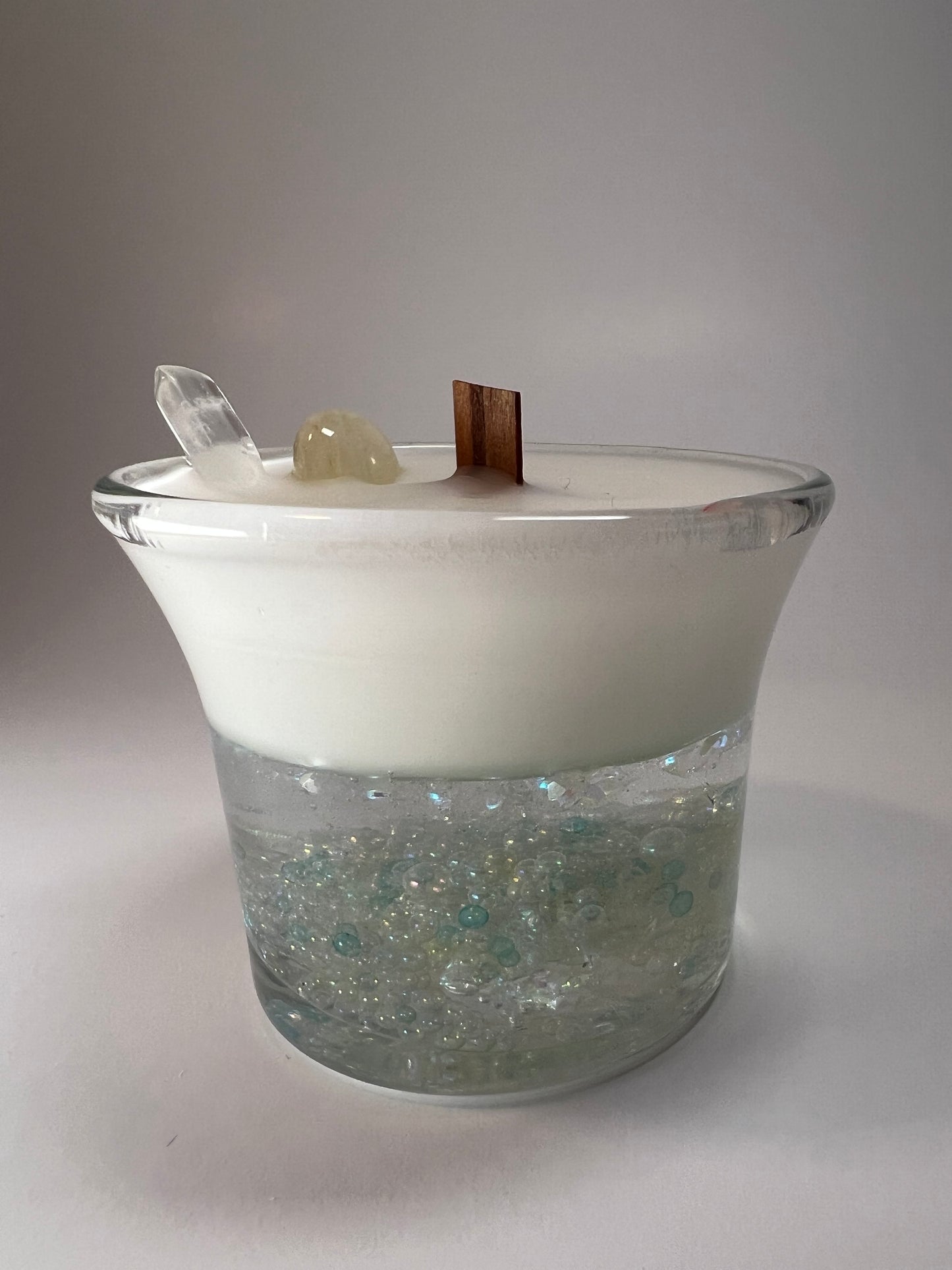 Atelier Vessel III | No. 12 — Madeline | Clear Quartz + Citrine | 5.6 oz