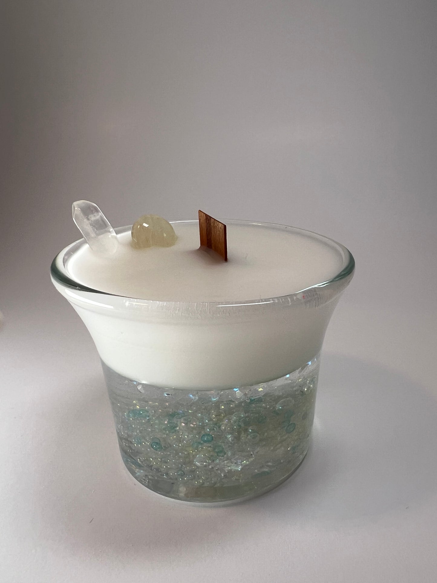Atelier Vessel III | No. 12 — Madeline | Clear Quartz + Citrine | 5.6 oz