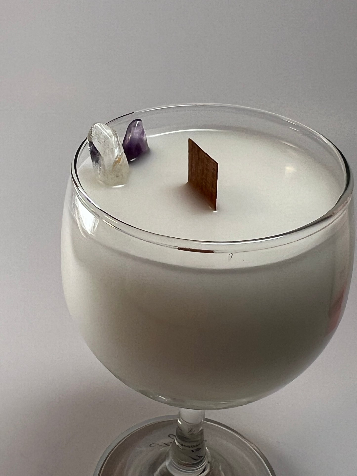 Atelier Vessel IV | No. 12 — Madeline | Clear Quartz + Amethyst | 9.1 oz