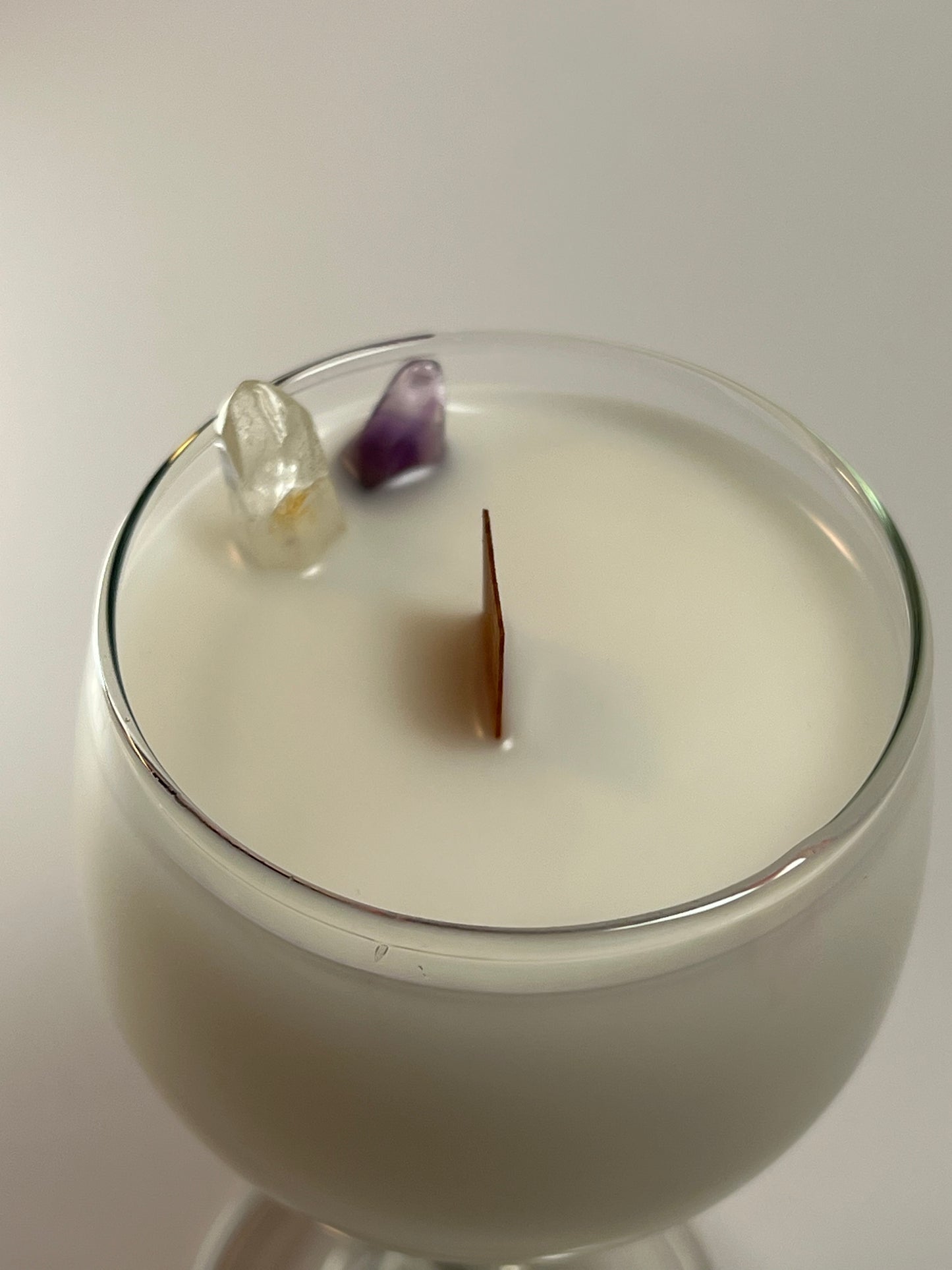 Atelier Vessel IV | No. 12 — Madeline | Clear Quartz + Amethyst | 9.1 oz