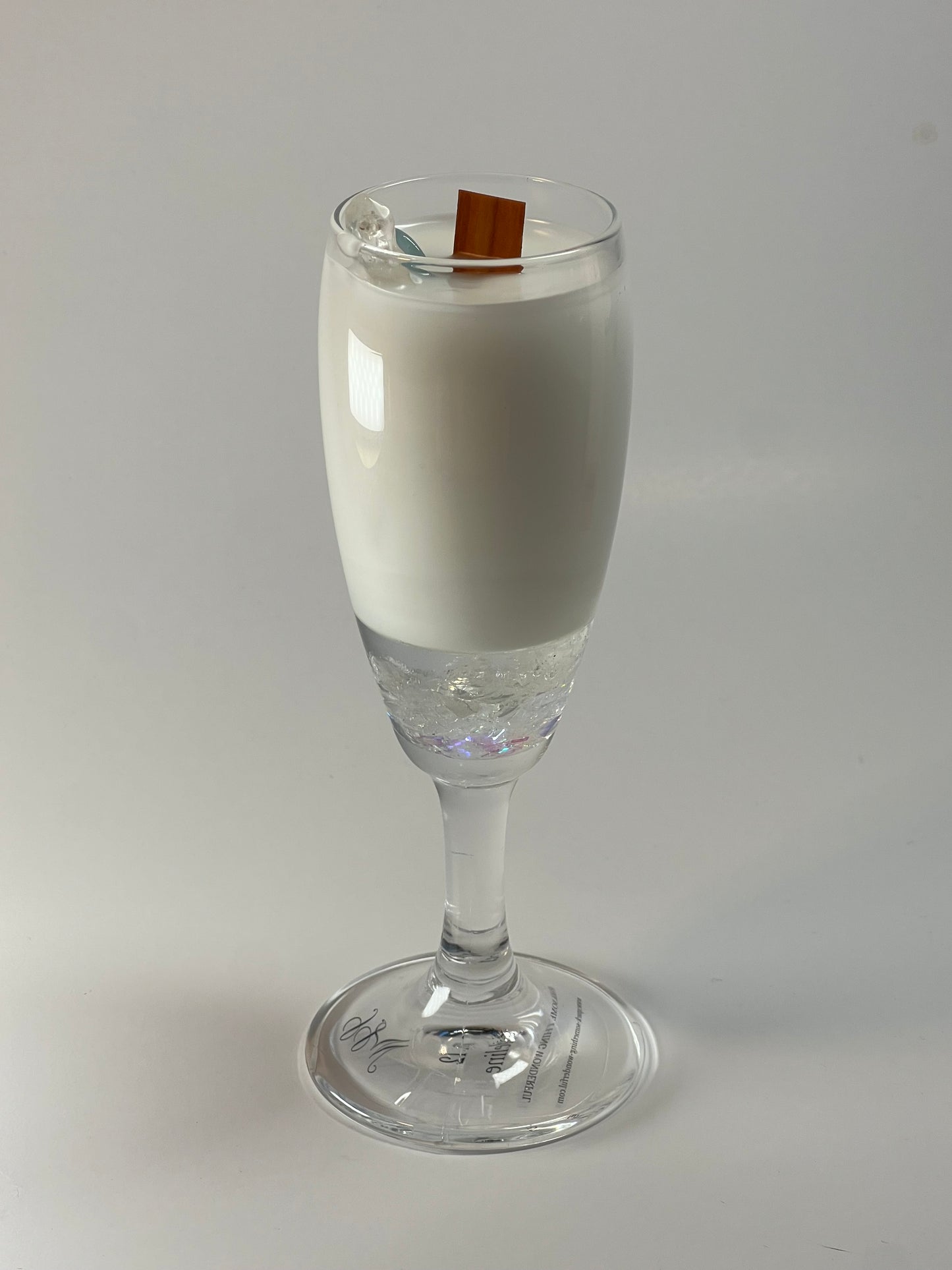 Atelier Vessel IV | No. 12 — Madeline | Clear Quartz + Aquamarine | 8.8 oz