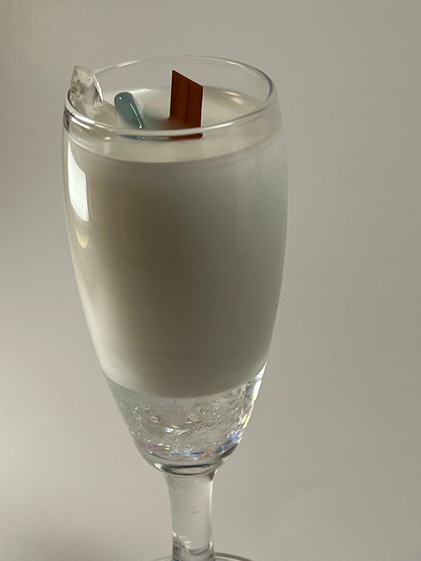 Atelier Vessel IV | No. 12 — Madeline | Clear Quartz + Aquamarine | 8.8 oz