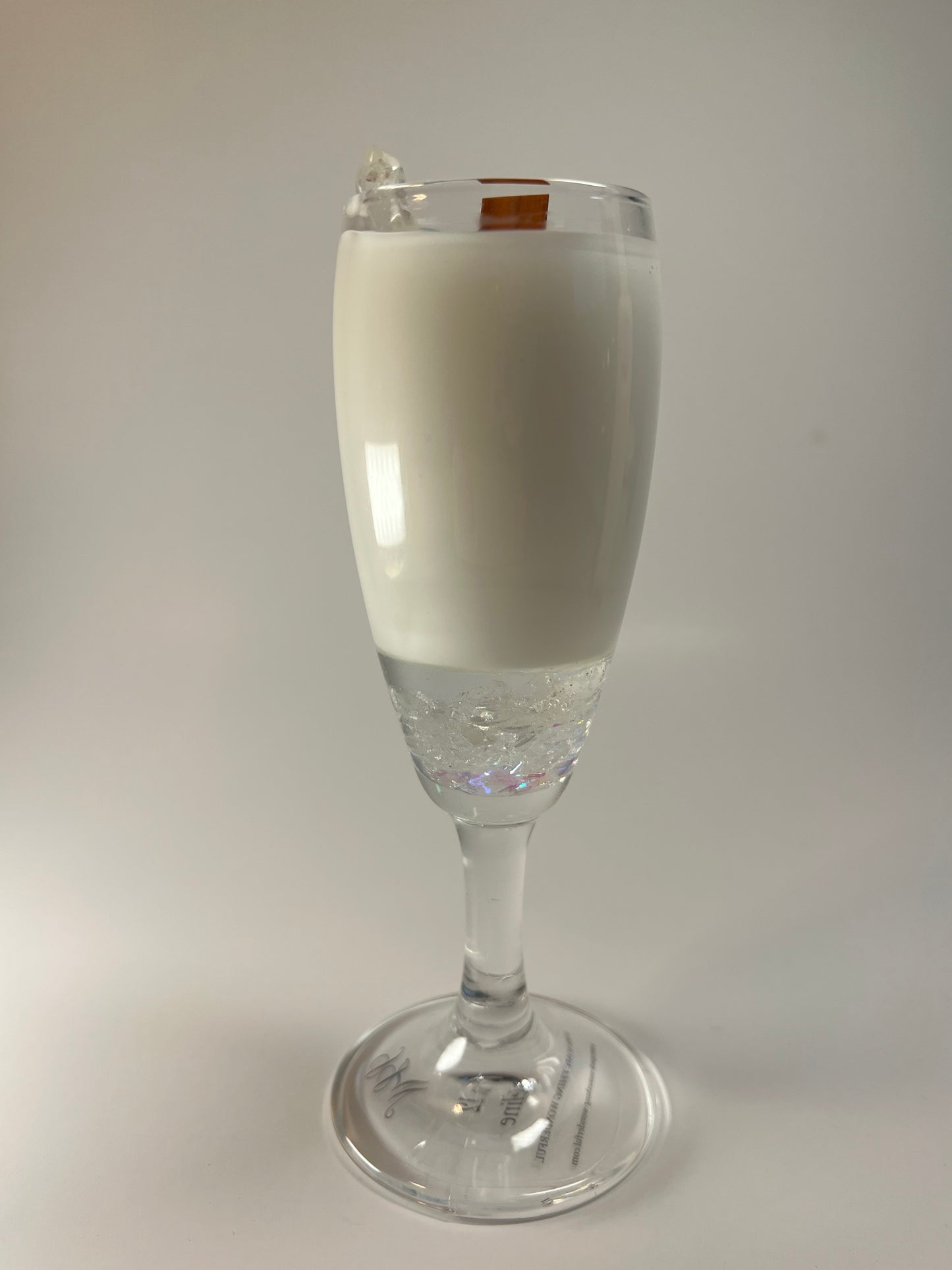 Atelier Vessel IV | No. 12 — Madeline | Clear Quartz + Aquamarine | 8.8 oz