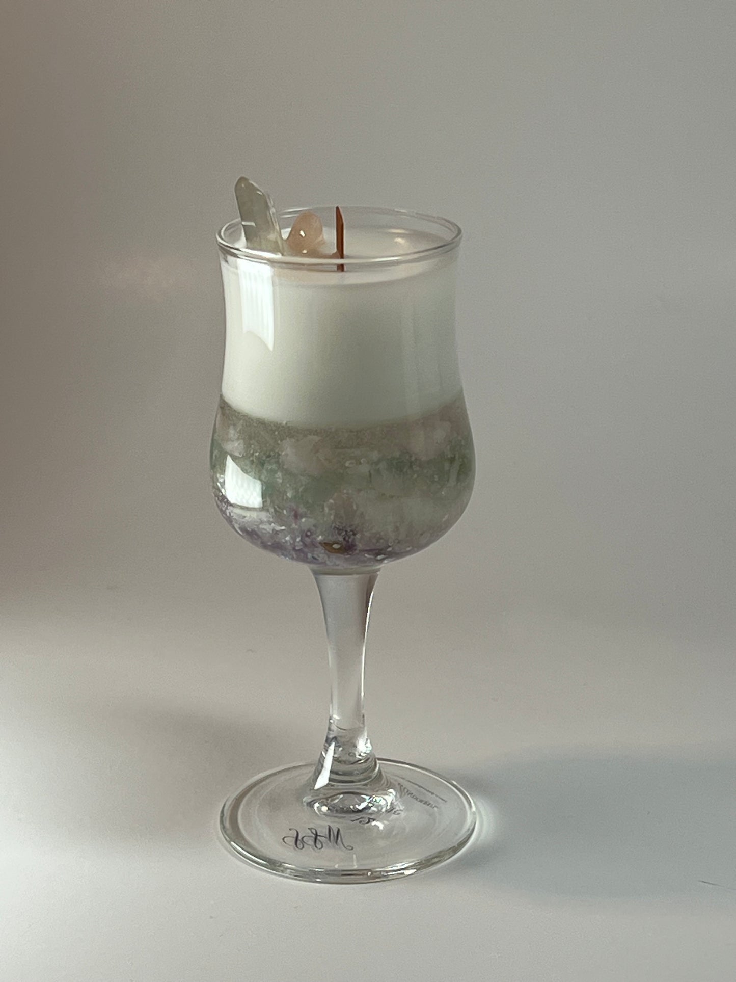 Atelier Vessel III | No. 12 — Madeline | Clear Quartz + Amethyst + Rose Quartz +Green Aventurine + Citrine | 6.1 oz