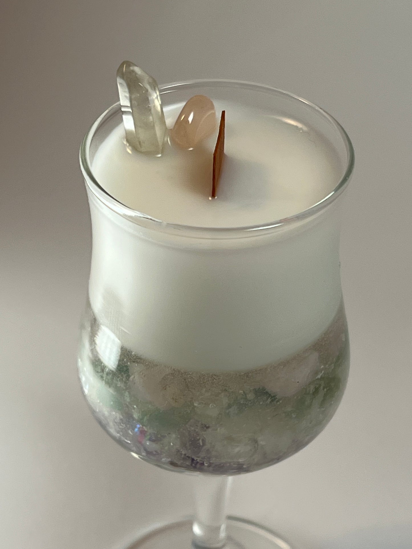 Atelier Vessel III | No. 12 — Madeline | Clear Quartz + Amethyst + Rose Quartz +Green Aventurine + Citrine | 6.1 oz