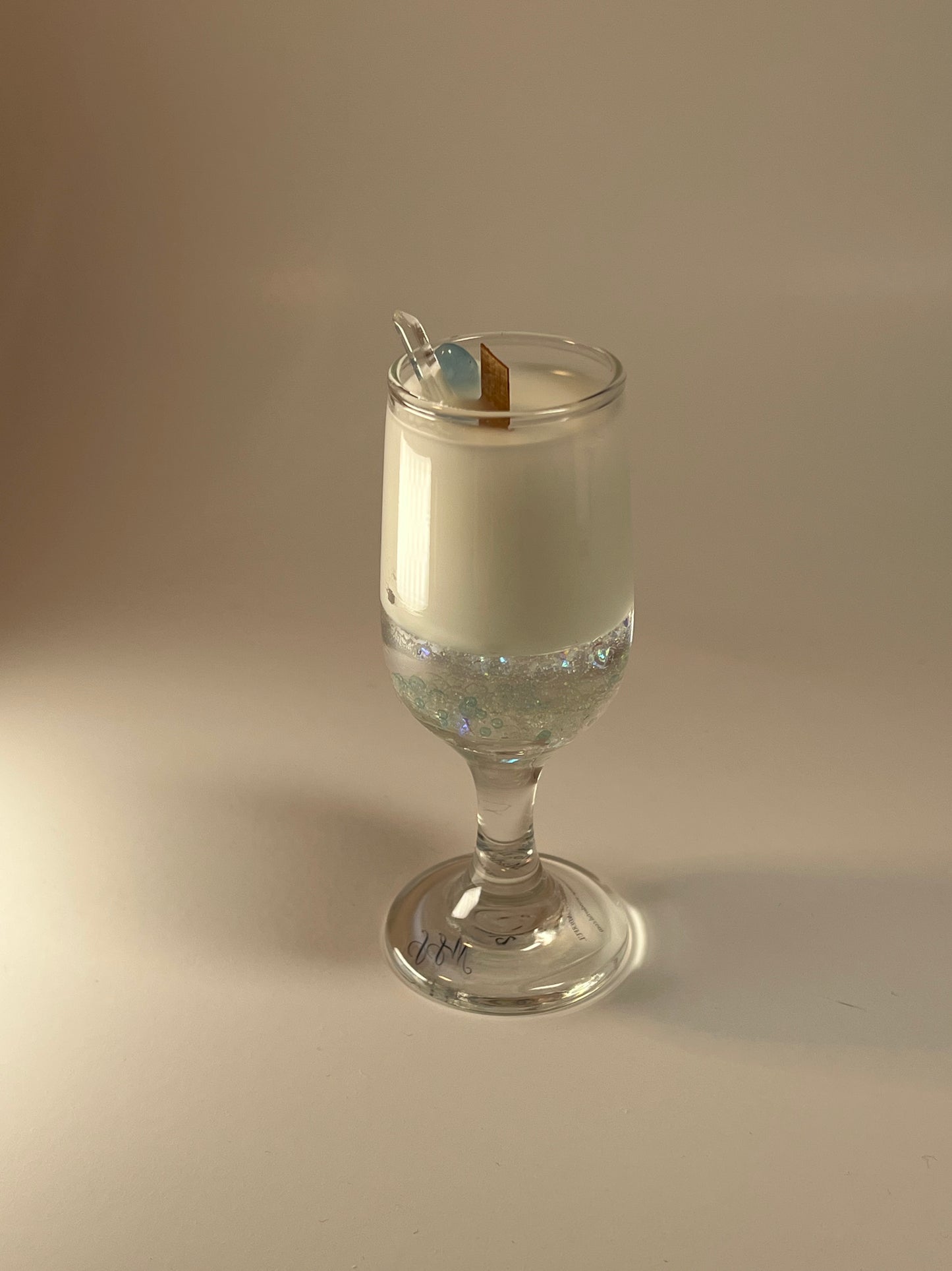 Atelier Vessel II | No. 12 — Madeline | Clear Quartz + Rose Quartz + Aquamarine | 5.5 oz