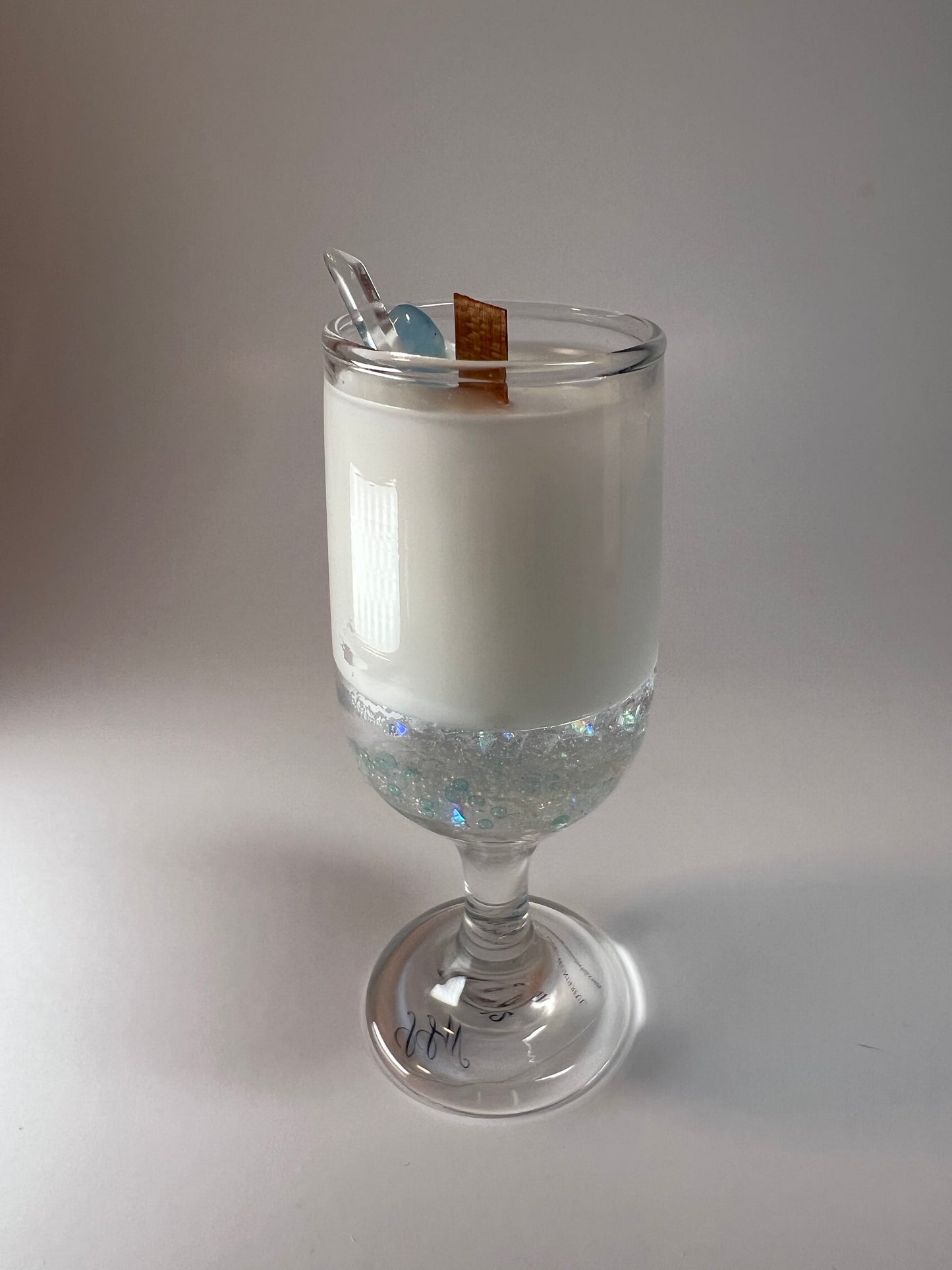 Atelier Vessel II | No. 12 — Madeline | Clear Quartz + Rose Quartz + Aquamarine | 5.5 oz