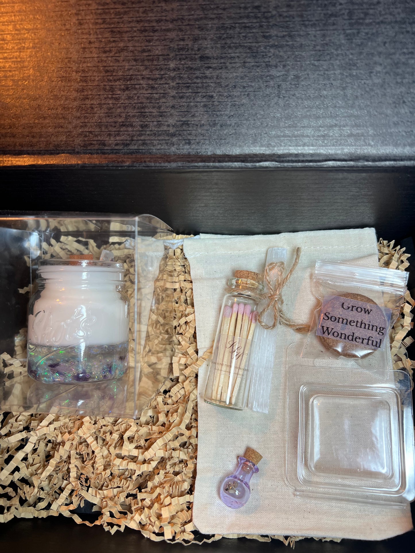 Atelier Vessel II | No. 12 — Madeline | Clear Quartz + Amethyst | 5 oz