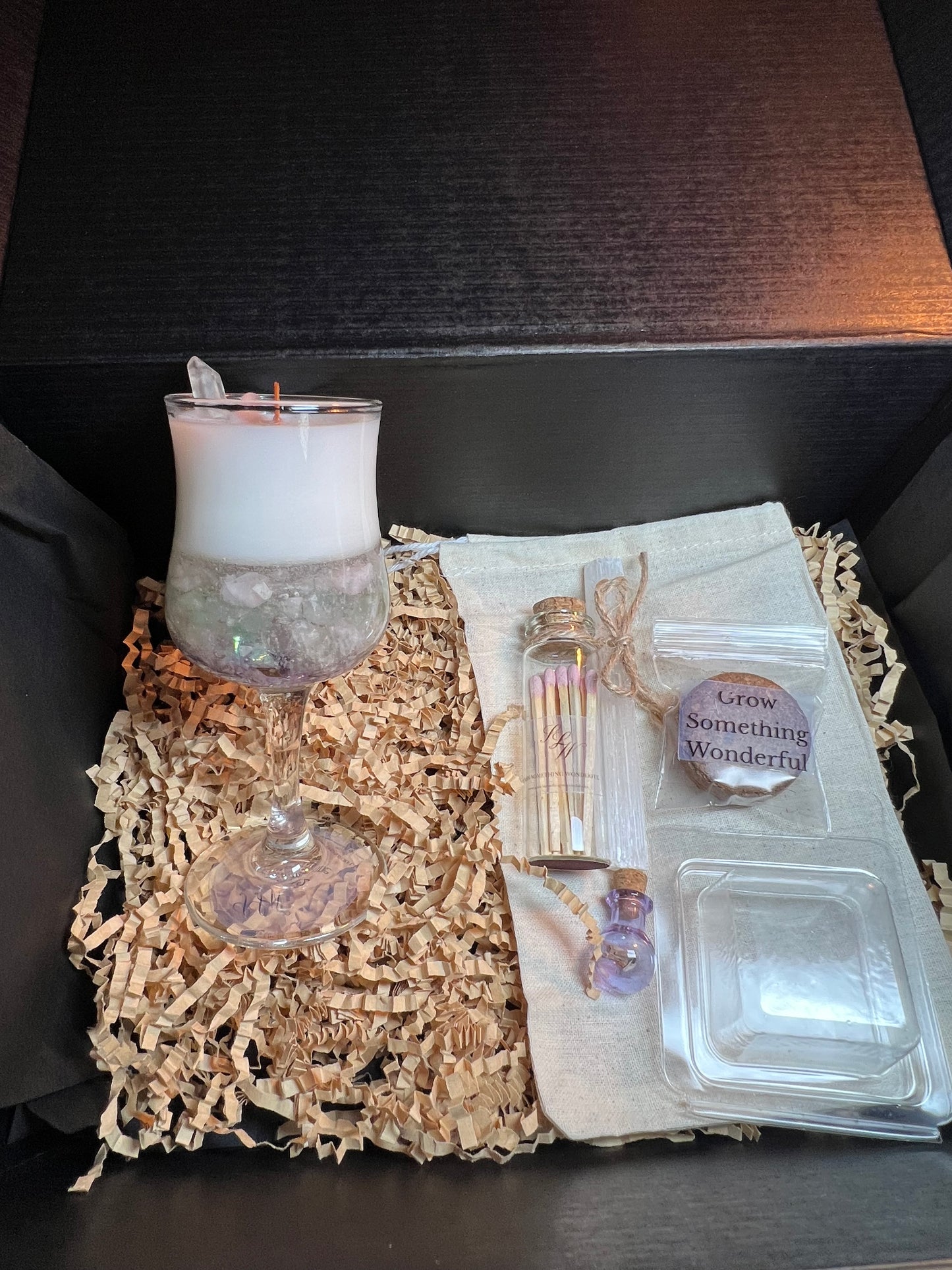 Atelier Vessel III | No. 12 — Madeline | Clear Quartz + Amethyst + Rose Quartz +Green Aventurine + Citrine | 6.1 oz